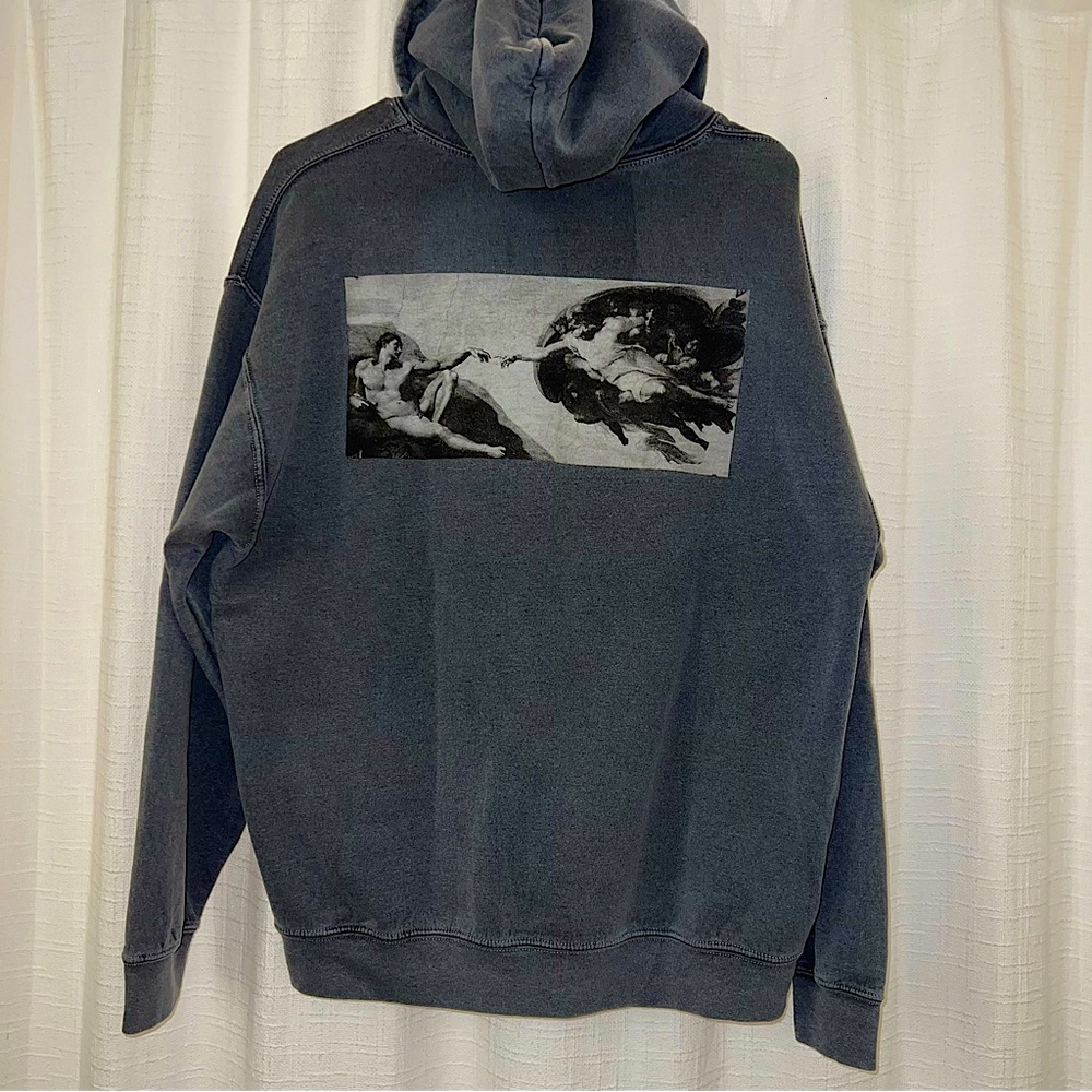 Gothic graphic hoodie